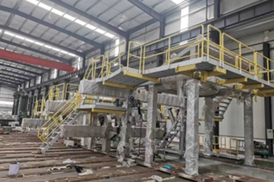 Istraktura ng kagamitan sa paggawa ng papel